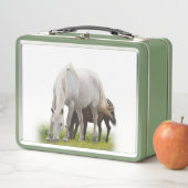 Pferd Metall Brotdose (Beispiel)