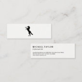 Pferd Mini Visitenkarte (Vorne/Hinten)