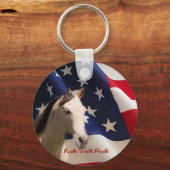 Pferd mit amerikanischem Schlüsselanhänger (Vorderseite)