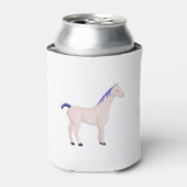 Pferd mit blauem Mane Dosenkühler (Kanne Vorderseite)