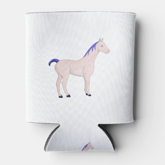 Pferd mit blauem Mane Dosenkühler (Vorderseite)