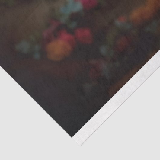 Pferd mit Blumendekoren 2 DekoPage Papier (Ausschnitt)