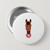 Pferd mit Donut Button (Vorne & Hinten)