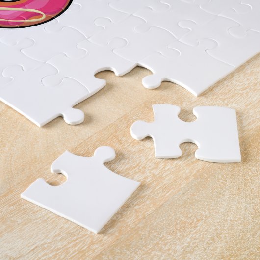 Pferd mit Donut Puzzle (Seite)