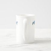 Pferd mit Eagle Bone China Cup Porzellantasse (Rückseite)