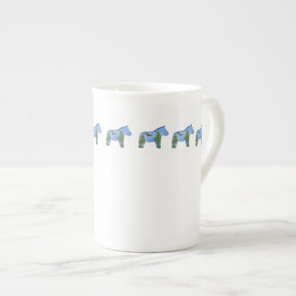 Pferd mit Eagle Bone China Cup Porzellantasse