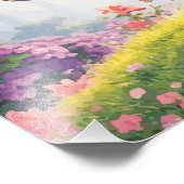 Pferd mit Flügeln Fotodruck (Ecke)