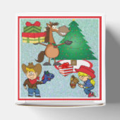 Pferd mit Geschenken Stick Pferd Kinder Geschenk/G Geschenkschachtel (Oben)