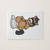 Pferd mit großen Schuhen Puzzle (Horizontal)