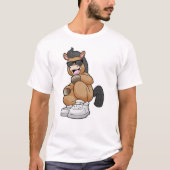 Pferd mit großen Schuhen T-Shirt (Vorderseite)