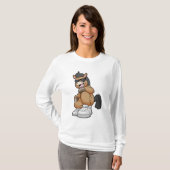 Pferd mit großen Schuhen T-Shirt (Vorne ganz)