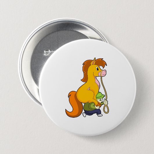 Pferd mit Junge.PNG Button (Vorne & Hinten)