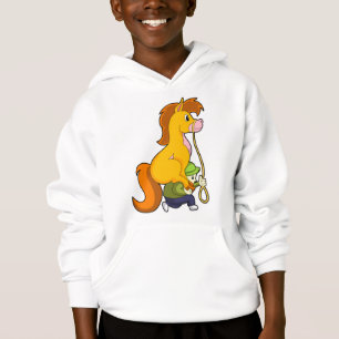 Pferd mit Junge.PNG Hoodie