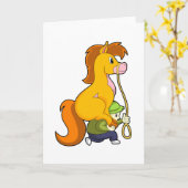 Pferd mit Junge.PNG Karte (Gelbe Blume)