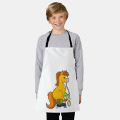 Pferd mit Junge.PNG Schürze (Getragen)
