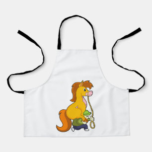Pferd mit Junge.PNG Schürze