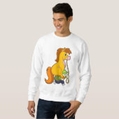 Pferd mit Junge.PNG Sweatshirt (Vorne ganz)