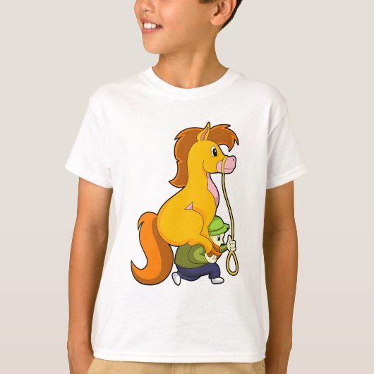 Pferd mit Junge.PNG T-Shirt (Vorderseite)