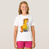 Pferd mit Junge.PNG T-Shirt (Vorne ganz)