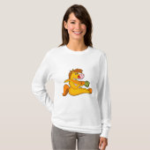 Pferd mit Karrot T-Shirt (Vorne ganz)