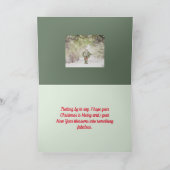 PFERD MIT KRISTKARTE DANKESKARTE (Innenseite)