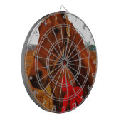 Pferd mit Red Bow Dartscheibe (Vorderseite Links)