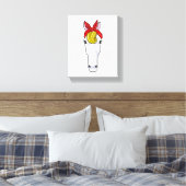 Pferd mit Ribbon Leinwanddruck (Insitu (Schlafzimmer))