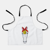 Pferd mit Ribbon Schürze (Vorderseite)