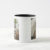 Pferd mit Scheuklappen Tasse (Zentrum)