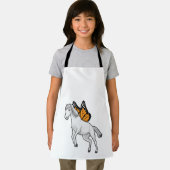 Pferd mit Schmetterling Schürze (Insitu)