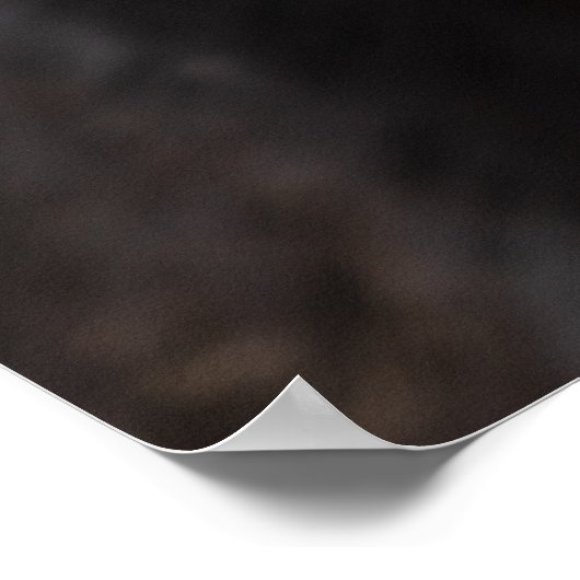 Pferd mit seinen Zähnen Poster (Ecke)