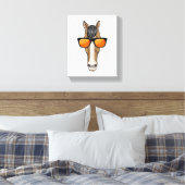 Pferd mit Sonnenbrille Leinwanddruck (Insitu (Schlafzimmer))