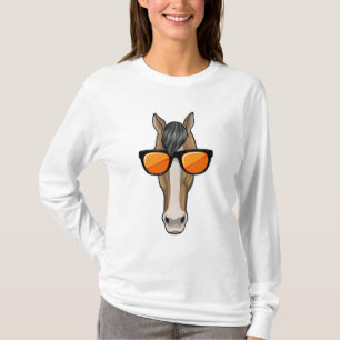 Pferd mit Sonnenbrille T-Shirt