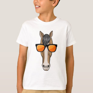 Pferd mit Sonnenbrille T-Shirt