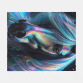 Pferd mit unglaublichen Merkmalen Fleecedecke (Vorderseite (Horizontal))