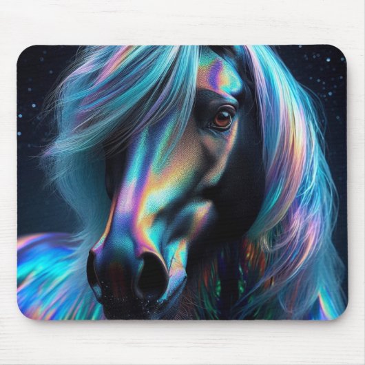 Pferd mit unglaublichen Merkmalen Mousepad (Vorne)