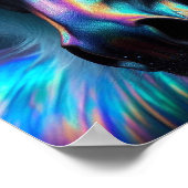 Pferd mit unglaublichen Merkmalen Poster (Ecke)