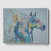 Pferd mit vielen Farben Gästebuch (Rückseite)