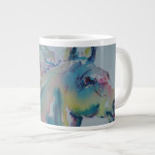 Pferd mit vielen Farben Jumbo-Tasse (Vorderseite Rechts)