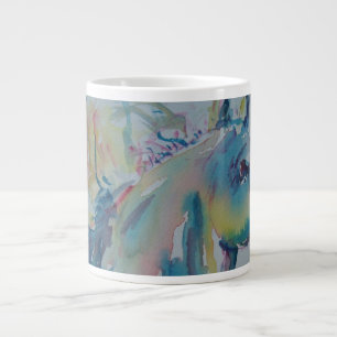 Pferd mit vielen Farben Jumbo-Tasse