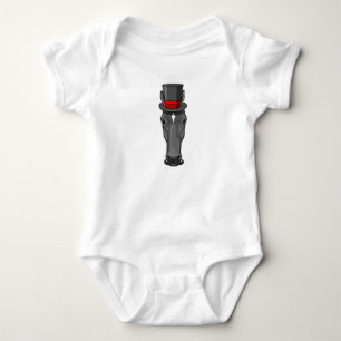Pferd mit Zylinder Baby Strampler