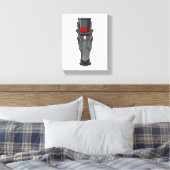 Pferd mit Zylinder Leinwanddruck (Insitu (Schlafzimmer))