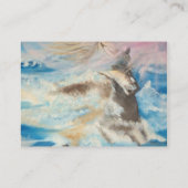 Pferd mitten im Meer Visitenkarte (Rückseite)
