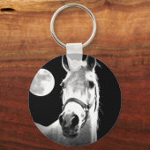Pferd & Mond Schlüsselanhänger (Vorderseite)