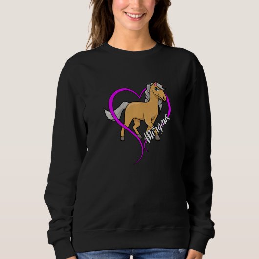 Pferd Morgan Sweatshirt (Vorderseite)