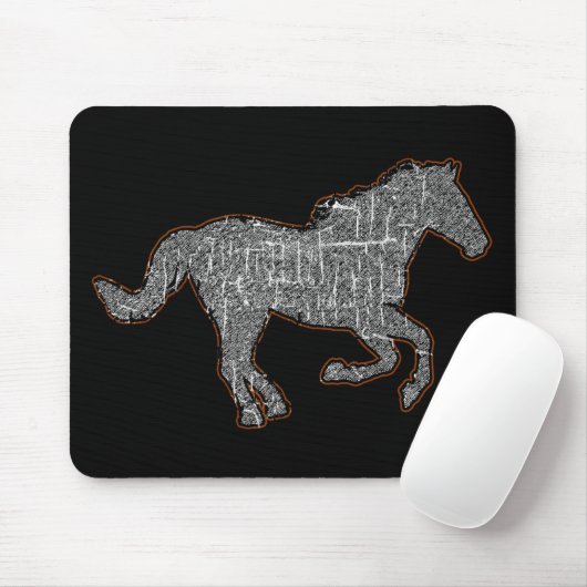 Pferd Mousepad (Mit Mouse)
