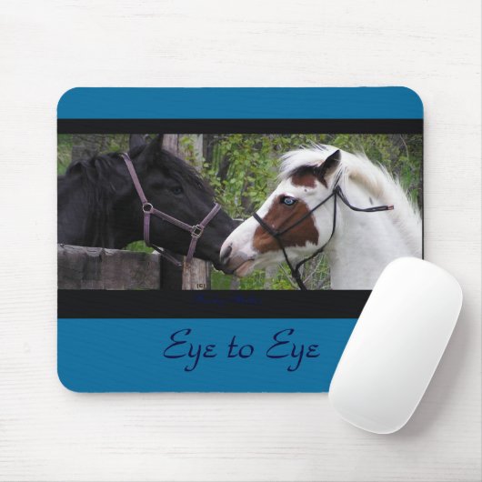 Pferd mustert Mousepad (Mit Mouse)