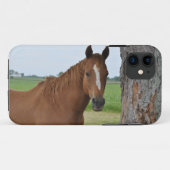 Pferd nach Baumbestand Stehend Case-Mate iPhone Hülle (Rückseite (Horizontal))