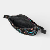 Pferd Neonlicht Glitch Retro-Stil Bauchtasche (Offen)
