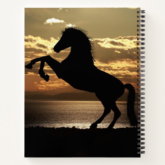 Pferd Notizblock (Rückseite)